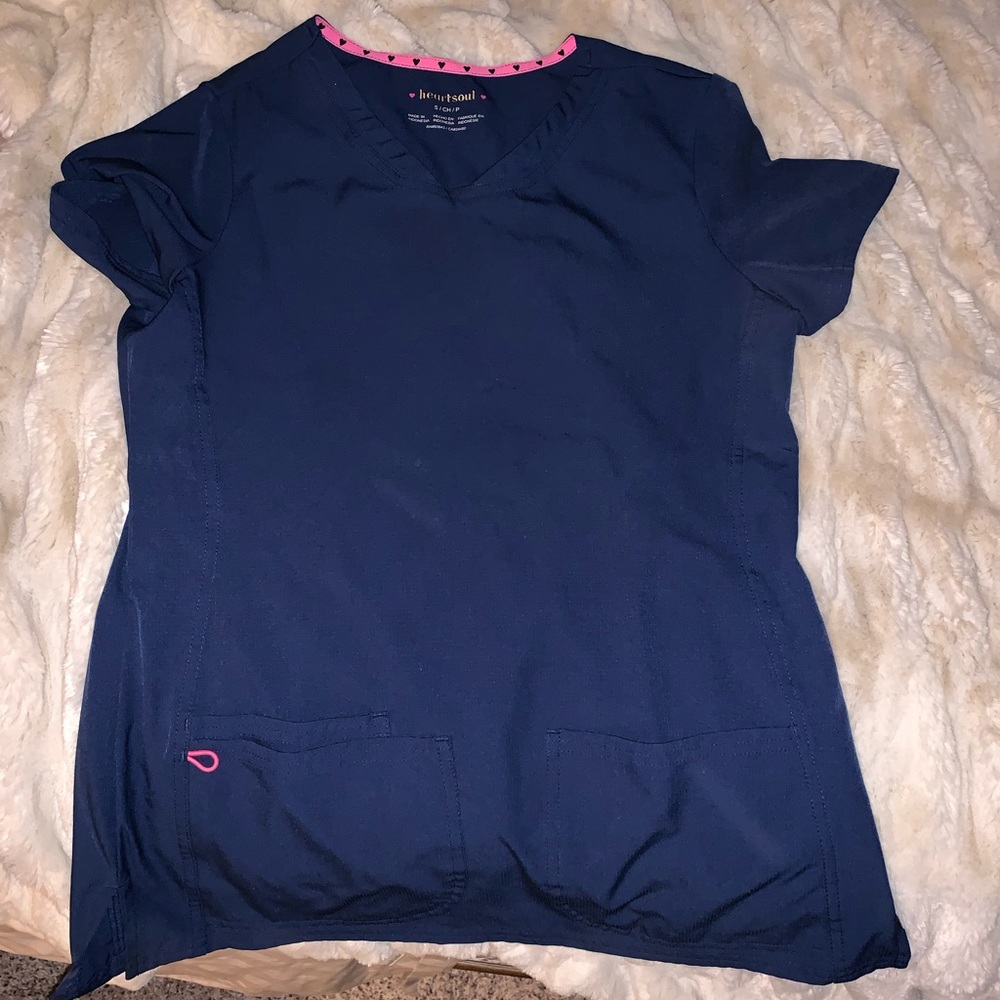 Heart and soul scrub top